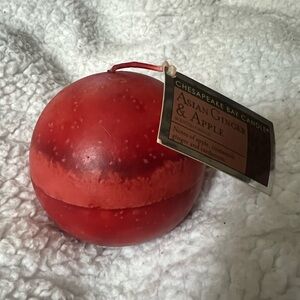 Chesapeake Bay Asian Ginger & Apple Candle - Vibrant Red